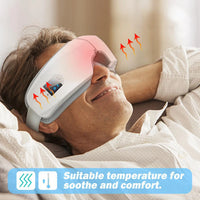 Wrapture heated eye massager air-pressure massage