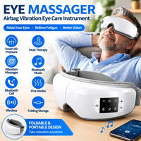Wrapture heated eye massager in use
